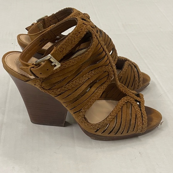 Vince Camuto Women's Warma Sandal Brown Size 7.5 M